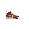 Toddler's Jordan 1 Mid SE Coconut Milk/Varsity Red (HF3197 100)