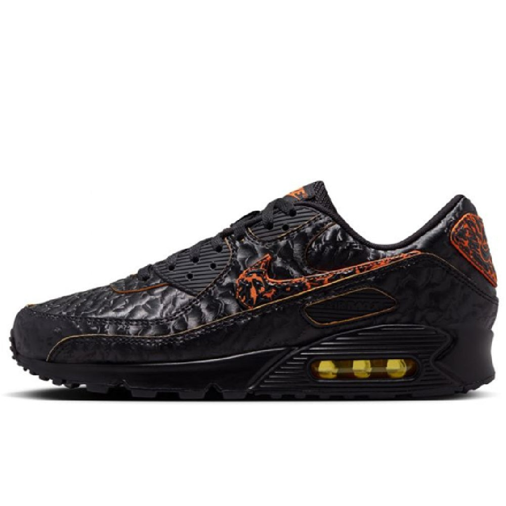 Men's Nike Air Max 90 QS Black/Black-Magma Orange (HF3248 001)