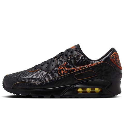 Men's Nike Air Max 90 QS Black/Black-Magma Orange (HF3248 001)