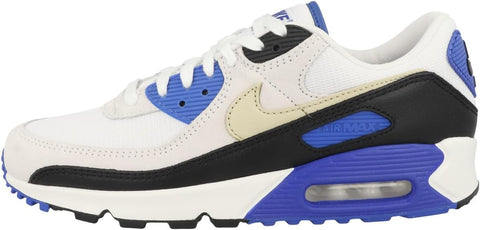 Men's Nike Air Max 90 PRM White/Khaki-Racer Blue-Black (HF3449 100)