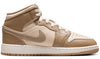 Big Kid's Jordan 1 Mid Legend LT Brown/Khaki-Phantom (HF4781 203)