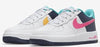 Big Kid's Nike Air Force 1 BG White/Racer Pink-Thunder Blue (HF4793 100)