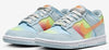 Big Kid's Nike Dunk Low BG Glacier Blue/Total Orange (HF4797 474)