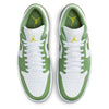 Men's Jordan 1 Low SE White/Chlorophyll-Lightening (HF4823 100)