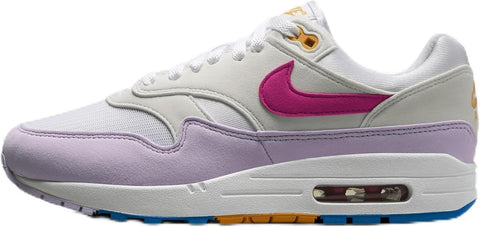 Women's Nike Air Max 1 '87 White/Alchemy Pink-Photo Blue (HF5071 100)