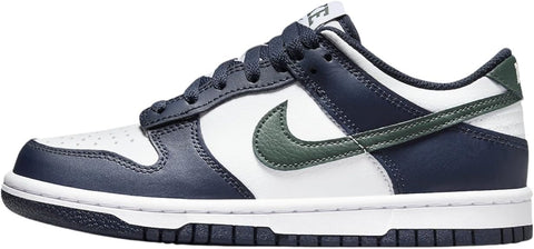 Big Kid's Nike Dunk Low Obsidian/Vintage Green-White (HF5177 400)