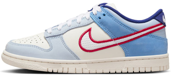 Big Kid's Nike Dunk Low Sail/White-Sail-LT Armory Blue (HF5742 111)