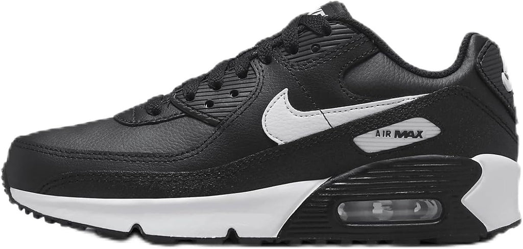 Big Kid's Nike Air Max 90 Black/White-Black (HF6358 002)