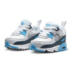 Toddler's Nike Air Max 90 Easyon White/Wolf Grey-Baltic Blue (HF6359 100)