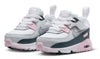 Toddler's Nike Air Max 90 Easyon White/Wolf Grey-Pink Foam (HF6359 104)