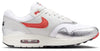 Men's Nike Air Max 1 PRM White/Chili Red (HF7746 100)