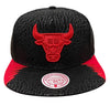 Mitchell & Ness Black/Red NBA Chicago Bulls Day 5 Snapback Hat - OSFA