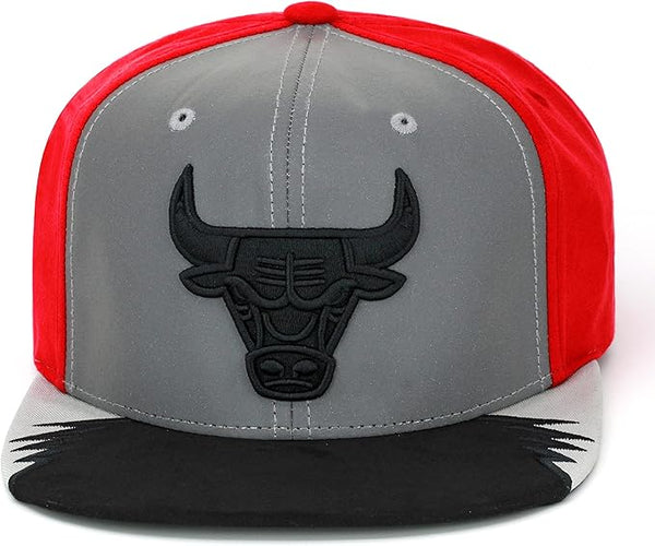 Mitchell & Ness Grey/Red NBA Chicago Bulls Day 5 Snapback - OSFA