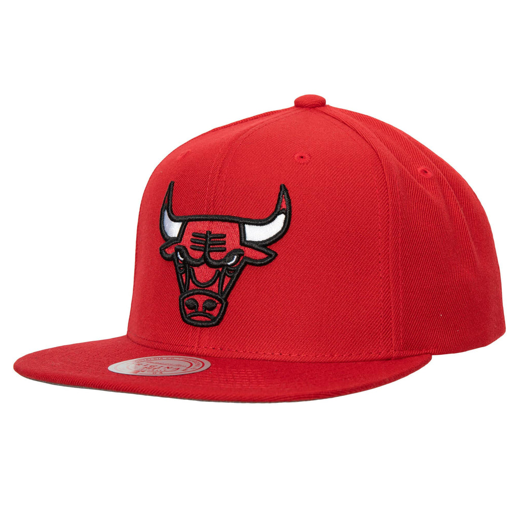 Mitchell & Ness Red NBA Chicago Bulls Team Ground 2.0 Snapback - OSFA