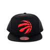 Mitchell & Ness Black NBA Toronto Raptors Team Ground 2.0 Snapback - OSFA