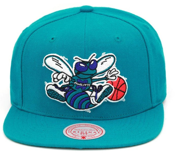 Mitchell & Ness Teal NBA Charlotte Hornets Team Ground 2.0 Snapback HWC - OSFA