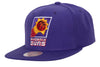 Mitchell & Ness Purple NBA Phoenix Suns Team Ground 2.0 HWC Snapback - OSFA