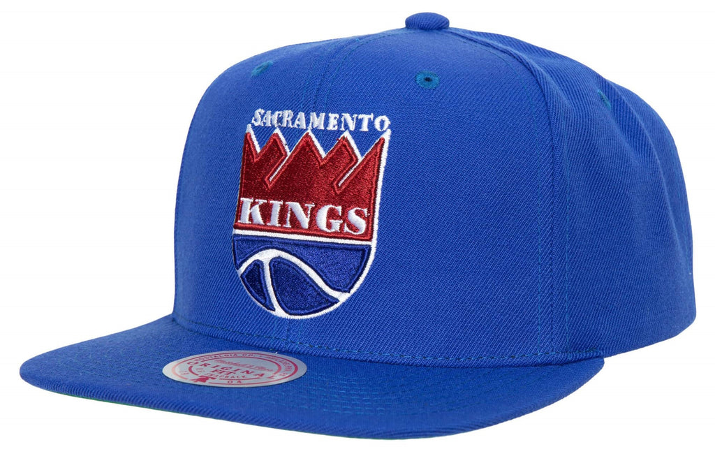 Mitchell & Ness Royal Blue NBA Sacramento Kings Team Ground 2.0 HWC Snapback - OSFA