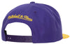 Mitchell & Ness Purple/Yellow NBA Los Angeles Lakers 2 Tone 2.0 Snapback - OSFA