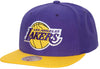 Mitchell & Ness Purple/Yellow NBA Los Angeles Lakers 2 Tone 2.0 Snapback - OSFA