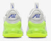 Big Kid's Nike Air Max 270 BG White/Astronomy Blue-Volt (HJ2937 100)