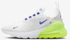 Big Kid's Nike Air Max 270 BG White/Astronomy Blue-Volt (HJ2937 100)