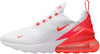 Women's Nike Air Max 270 White/Bright Crimson-White (HJ3222 102)