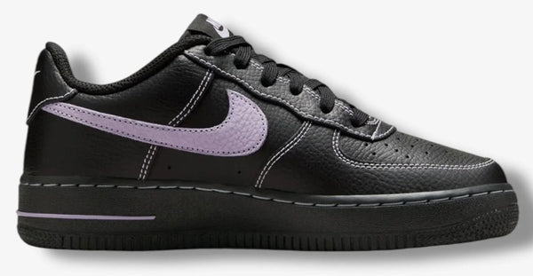 Big Kid's Nike Air Force 1 LV8 4 Black/Hydrangeas (HJ4563 001)