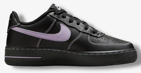Big Kid's Nike Air Force 1 LV8 4 Black/Hydrangeas (HJ4563 001)
