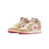 Big Kid's Jordan 1 Mid SE Desert/Fusion Red-Pale Ivory (HJ5958 206)