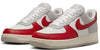 Men's Nike Air Force 1 '07 LV8 LT Iron Ore/Gym Red-Pale Ivory (HJ9094 012)