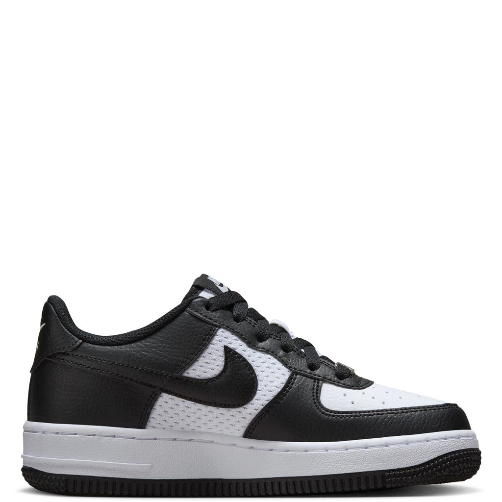 Big Kid's Nike Air Force 1 Black/Black-White (HJ9201 001)