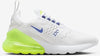 Big Kid's Nike Air Max 270 BG White/Astronomy Blue-Volt (HJ9237 100)