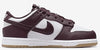 Little Kid's Nike Dunk Low BP White/Burgundy Crush (HJ9283 100)