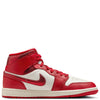 Women's Jordan 1 Mid SE Sail/Varsity Red-Team Red (HJ9337 106)