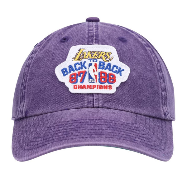 Mitchell & Ness Purple NBA Los Angeles Lakers 87' 88' B2B Champions HWC Strapback - OS