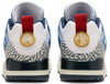 Men's Jordan Spizike Low White/Gym Red-Armory Navy (HM3712 164)