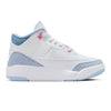 Little Kid's Jordan 3 Retro White/Pink Glow-Cobalt Bliss (HQ0783 101)