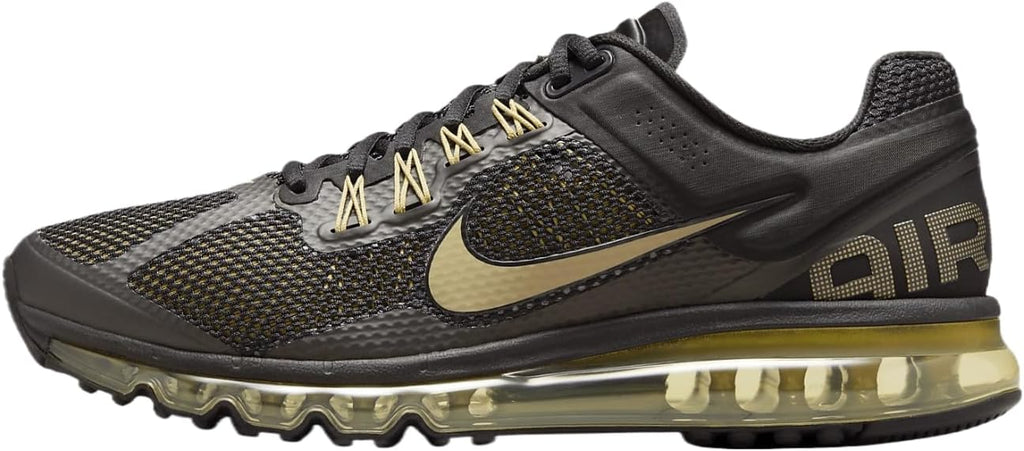 Men's Nike Air Max 2013 Black/Metallic Gold-Flt Gold (HQ1927 001)