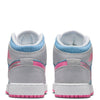 Big Kid's Jordan 1 Mid SE Cobalt Bliss/Pink Glow-White (HQ1999 400)