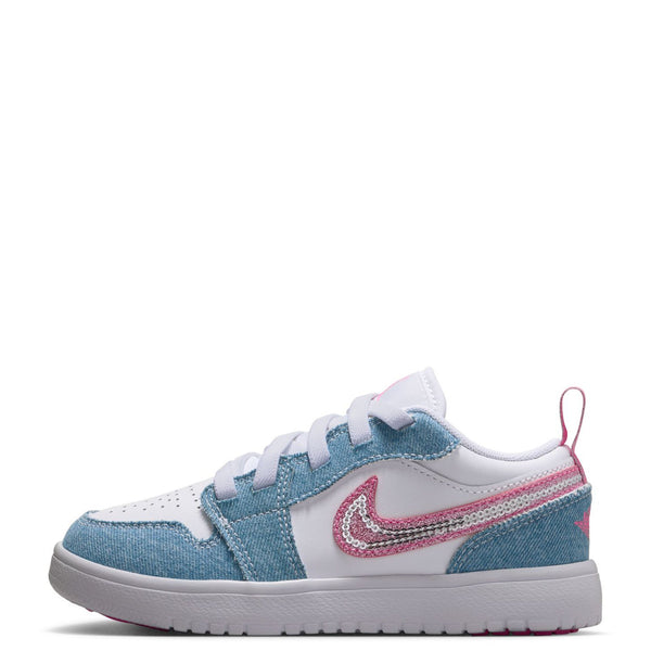 Little Kid's Jordan 1 Low ALT SE Cobalt Bliss/Pink Glow-White (HQ2003 400)