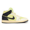 Women's Air Jordan 1 Mid SE Sail/Luminous Green-Anthracite (HQ3008 130)