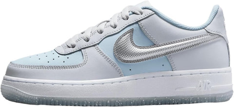 Big Kid's Nike Air Force 1 BG Pure Platinum/Metallic Silver (HQ3249 043)