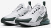 Women's Nike Air Max 270 White/Vintage Green-Bicoastal (HQ3421 100)