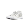 Big Kid's Jordan 1 Mid SE Summit White/Metallic Silver (HQ3600 121)