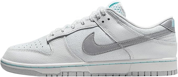 Men's Nike Dunk Low Retro SE Summit White/Metallic Silver (HQ3619 121)