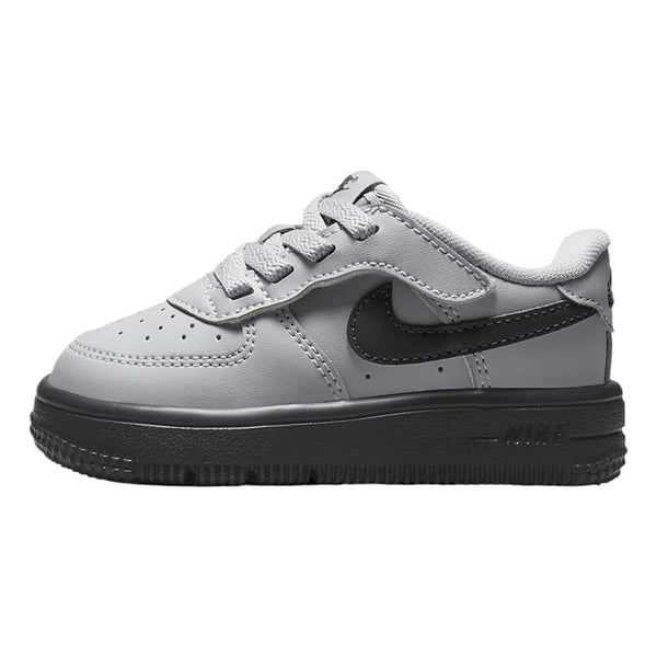 Toddler's Nike Force 1 Low Easyon Wolf Grey/DK Smoke Grey (HQ3809 001)