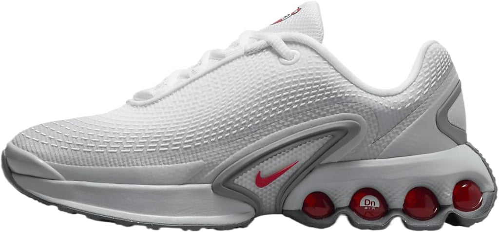 Big Kid's Nike Air Max DN SE Lt Smoke Grey/University Red (HQ4873 002)