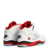 Little Kid's Jordan 5 Retro OG White/Fire Red-Black (HQ7979 101)