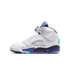 Big Kid's Jordan 5 Retro White/New Emerald-Grape Ice (HQ7980 100)